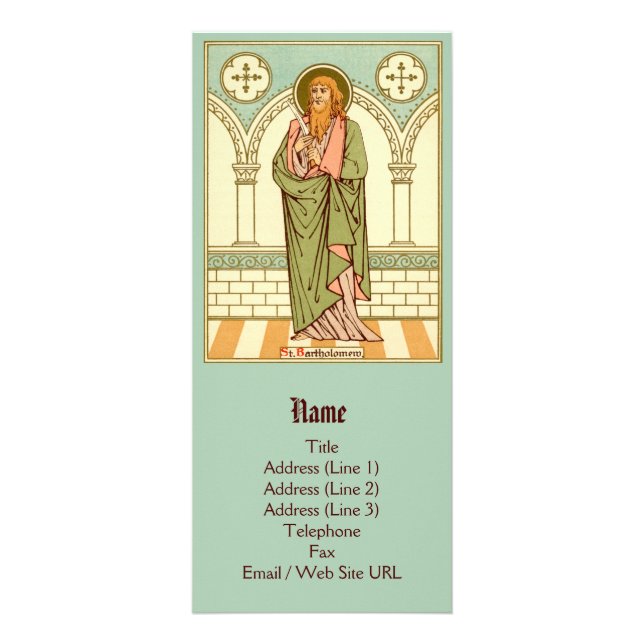 Panfleto Ruas. Bartolomeu o postle (RLS 03) (Estilo 1) (Frente)