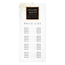 Salão de beleza brilhante preto e Dourado