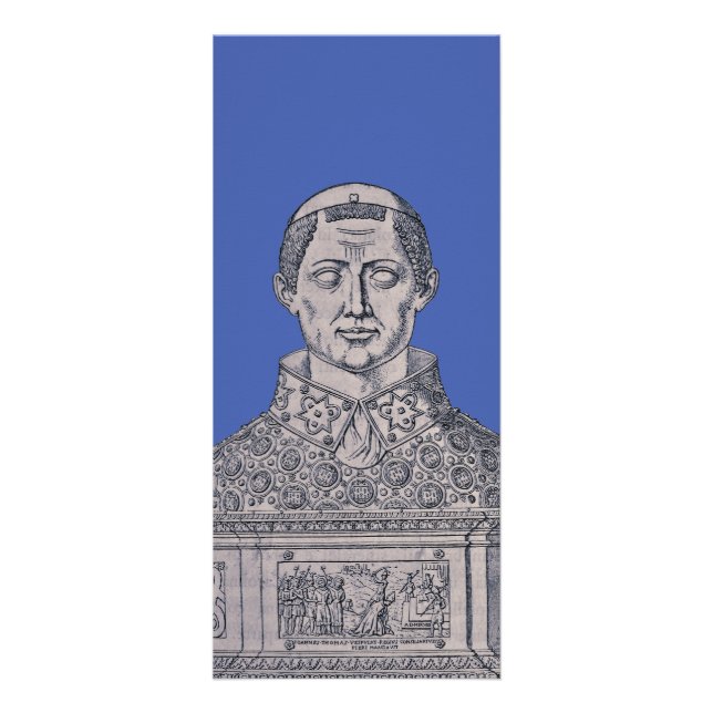 Panfleto Santo Januarius de Benevento Bishop e Martyr (Frente)