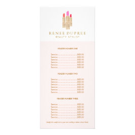 Panfleto Sequin Lipstick Logo Makeup Artist Pink Price List