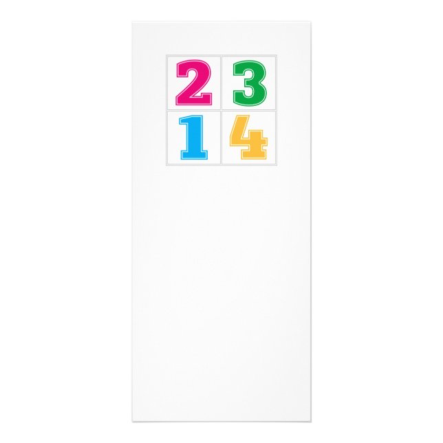 Panfleto Série numérica 1234 (Frente)