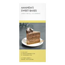 SERVIÇO DE PREÇO DE BAKERY NEGRO AMARELO MODERNO