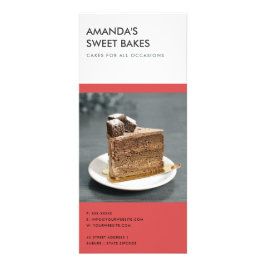 PANFLETO SERVIÇO DE PREÇO DO BACKERY VERMELHO NEGRO E BRILH