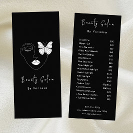 Panfleto Serviços de Lista de Preços do Salão de Bela Profi