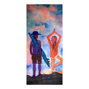 Panfleto Surf Yoga Summer Rackcard