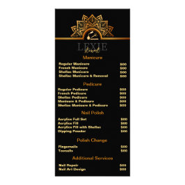 Panfleto Técnica de Unhas Elegante e Sofisticada