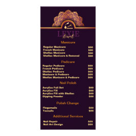 Panfleto Técnica de Unhas Elegante e Sofisticada