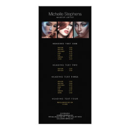 Panfleto Trio de Fotografias Modernas para Artistas de Make