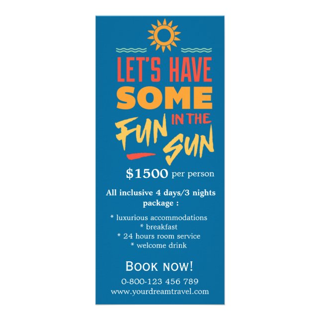 Panfleto Viagens de turismo (Frente)