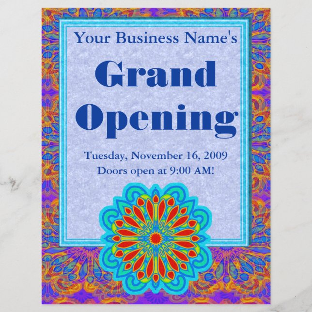 Panfletos Personalizados Starflower (Frente)