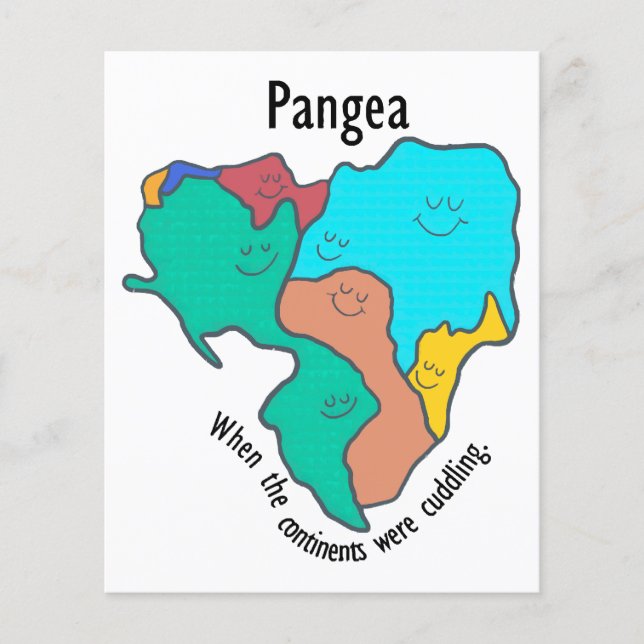Pangea Continents Cuddling Multicolor (Frente)