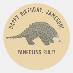 Pangolins Autocolantes Personalizados