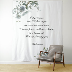 Pano de fundo para casamento Tapeçaria para casa