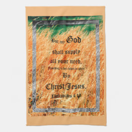 Pano De Prato Abstrato de Broom Philippians 4vs19