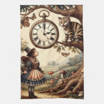 Alice & Gato de Cheshire: Fantasia Caprichosa do P