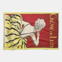 anúncio da beleza francesa art nouveau Creme de Lu
