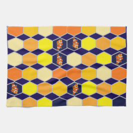 Pano De Prato Arte Desenhada À Mão