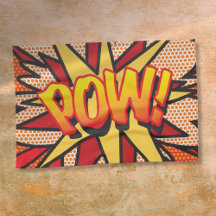 Arte Pop de Quadrinhos Divertidos Modernos POW