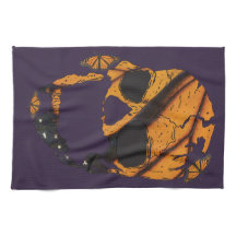 Asas de cascas roxas de borboletas