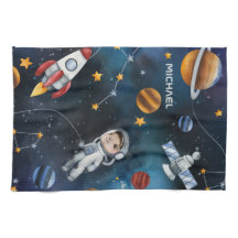 Astronauta das Estrelas da Lua Exterior Personaliz