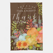 Autumn Ação de Graças Brown