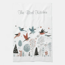 Aves e Floresta Nórdicas Personalizadas