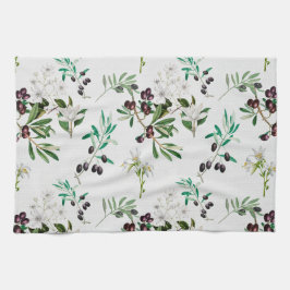Pano De Prato Azeitonas,Toscana,flores,Mediterrâneo,verão