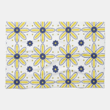 Azul Marinho & Amarelo Azulejo de Margarida Medite