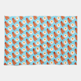 Pano De Prato Bacon E Ovo De Café Da Manhã