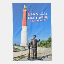 Pano De Prato Barnegat Lighthouse, Nova Jersey Tea Towel