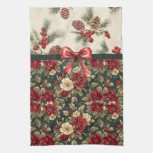 Beautiful Christmas Floral and Pine Cones