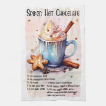 Bebida De Natal De Chocolate Quente Cugado