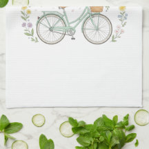 Bicicleta Floral Vintage Florescer & Brilhar Cozin