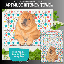 Pano De Prato BOOP smooth chow  - ArtMuse Kitchen Towels 