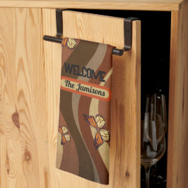 Pano De Prato Borboletas de outono