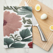 Bordados. Flores. Encerramento de flores