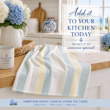 Boutique de Listras Costeiras Pastel dos Hamptons
