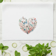 Butterfly Heart White