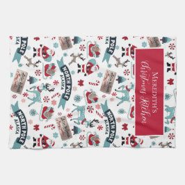 Pano De Prato Charme de Férias do Polo Norte - Natal de Papais n