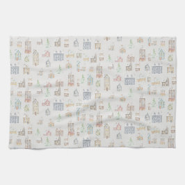 Pano De Prato Christmas Winter House Tea Towel