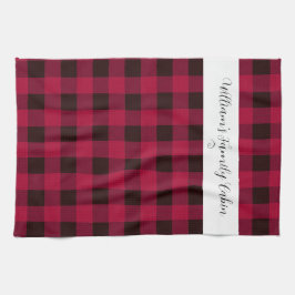 Pano De Prato Classic Buffalo Check Family Cabin