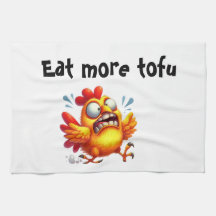 Coma Mais Tofu com Frango Engraçado em Pânico