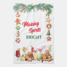 Cookies e cocktails de Natal
