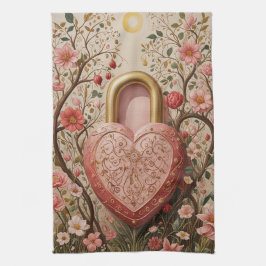 Pano De Prato Coração Guardado