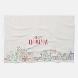 Pano De Prato Cozy Christmas Winter Homes Tea Towel