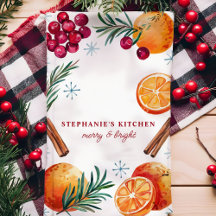 Cranberry Laranja Canela Natal Personalizado