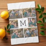 Pano De Prato Crie Sua Própria Colagem Fotográfica - Branco Mono<br><div class="desc">Use até seis fotos quadradas para criar um presente exclusivo e pessoal. Se precisar ajustar as fotos,  clique na ferramenta personalizar para fazer alterações. Crédito Fotográfico: Fotografia © Storytree Studios,  Stanford,  CA</div>