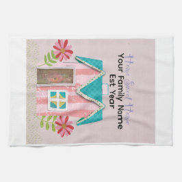 Pano De Prato Custom The Signature Whimsy (Pink & Teal) 