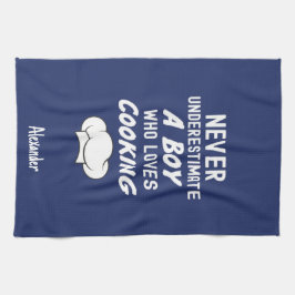 Pano De Prato Cute Navy Blue Cooking Gifts For Little Boys Kids