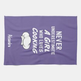 Pano De Prato Cute Purple Cooking Gifts For Little Girls Kids